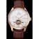 IWC Portofino Tourbillon White Dial Rose Gold Case Broen Leather Strap