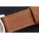Panerai Radiomir Brushed Stainless Steel Case Black Dial Brown Leather Strap