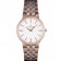 Vacheron Constantin Patrimony Traditionnelle White Dial Rose Gold Diamond Case Two Tone Bracelet