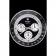 Rolex Daytona Cosmograph Wall Clock Black-Red 622480