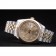 Rolex DateJust Gold Stainless Steel Ribbed Bezel Goldish Dial 41978