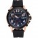 Porsche Design Indicator Black Dial Gold Case Black Rubber Strap