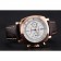 Swiss Panerai Radiomir 1940 Chronograph White Dial Rose Gold Case Brown Leather Strap