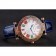 Franck Muller Double Mistery 4 Saisons White Dial Rose Gold Case Blue Leather Strap
