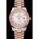 Swiss Rolex Day-Date Diamonds Bezel White Dial Rose Gold And Staineless Steel Bracelet 1454108