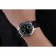 Patek Philippe Geneve Two Dial Black Dial Stainless Steel Bezel Black Leather Band 622145