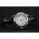Omega De Ville Prestige Small Seconds White Dial Blue Numerals Stainless Steel Case Black Leather Strap