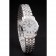 Vacheron Constantin Patrimony Traditionnelle White Dial Diamond Numerals Stainless Steel Bracelet