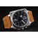 Bell and Ross BR 03-94 Black Dial Silver Case Brown Leather Strap