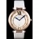 Cartier Ballon Bleu White Leather Strap 621449