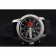 Round Burberry Sport Chronograph White Case Black Dial Black Rubber Bracelet 622618