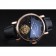 Patek Philippe Complications Moonphase Tourbillon Black Dial Rose Gold Case Black Leather Strap