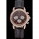 Omega De Ville Chronograph Brown Dial Gold Diamond Case Brown Leather Bracelet 622457