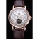Patek Philippe Geneve Grand Complications White Dial Tourbillon Rose Gold Bezel Brown Band 622156