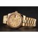 Swiss Rolex Datejust Champagne Dial Diamond Bezel Gold Bracelet 1454097