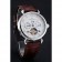 Vacheron Constantin Traditionnelle Calibre White Dial Silver Case Brown Leather Bracelet 1454065