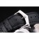 Patek Philippe Swiss Calatrava Ribbed Bezel White Dial Black Leather Strap 7657