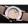 Patek Philippe Calatrava White Dial Diamond Numerals Rose Gold Case Brown Leather Strap 622834
