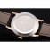 Patek Philippe Calatrava Date White Dial Rose Gold Case Black Leather Strap