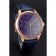 Swiss IWC Portugieser Power Reserve Blue Dial Rose Gold Case Blue Leather Strap