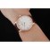 Swiss Vacheron Constantin Patrimony Grand Taille White Dial Rose Gold Diamonds Case Brown Leather Bracelet 1454171