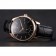 Patek Philippe Calatrava Date Black Dial Rose Gold Case Black Leather Strap