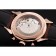 Swiss Vacheron Constantin Traditionnelle Chronograph Black Dial Gold Case Brown Leather Bracelet 1453995