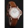 Panerai Radiomir White Dial Diamond Bezel Rose Gold Case Brown Suede Leather Strap 1453799