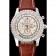 Breitling Navitimer World White Dial Brown Leather Bracelet 622514