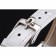 Omega De Ville Prestige Small Seconds White Dial Diamond Bezel Stainless Steel Case White Leather Strap