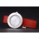 Hermes Classic MOP Dial Red Leather Strap