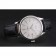 Swiss Rolex Cellini Date White Dial Stainless Steel Case Black Leather Strap
