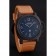 Panerai Luminor Ion Plated Stainless Steel Bezel Orange Leather Bracelet 622309