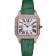 Cartier Santos 100 Diamond Rose Gold Bezel 621912