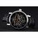 Patek Philippe Grand Complications Black Skeleton Dial Stainless Steel Case Black Leather Strap 1453812