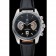 Tag Heuer Carrera Tachymeter Bezel Black Dial Black Leather Strap