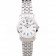 Vacheron Constantin Patrimony Traditionnelle White Dial Diamond Numerals Stainless Steel Bracelet