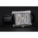 Swiss Piaget Emperador Tourbillon Skeleton Silver Diamond Case Black Leather Bracelet 1453943