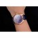 Swiss IWC Portugieser Power Reserve Blue Dial Rose Gold Case Blue Leather Strap