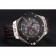 Hublot Big Bang Ferrari Black Dial And Bezel Stainless Steel Case Black Leather Strap 622767