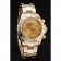 Rolex Cosmograph Daytona Brown Dial Diamond Numerals Gold Case And Bracelet 1454245