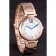 Cartier Ballon Bleu Rose Gold Stainelss Steel Strap White Dial 621453