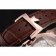 Swiss Vacheron Constantin Traditionnelle Chronograph Black Dial Gold Case Brown Leather Bracelet 1453995