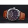 Panerai Radiomir Stainless Steel Bezel Cognac Leather Bracelet 622327