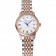 Patek Philippe Calatrava Ladies White Dial Blue Numerals Rose Gold Case Two Tone Bracelet 1453830