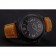 Swiss Panerai Luminor Marina Black Dial Black Case Brown Leather Strap