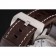 Swiss Panerai Luminor Black Dial Stainless Steel Case Brown Leather Strap 1453854