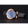 Omega Ladies Watch Sky Blue Dial Gold Case Black Leather Strap 622821