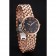 Omega De Ville Prestige Black Dial With Diamonds Rose Gold Case And Bracelet