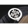 Swiss Patek Philippe Split Seconds Chronograph White Dial Rose Gold Hands Stainless Steel Case Black Leather Strap
